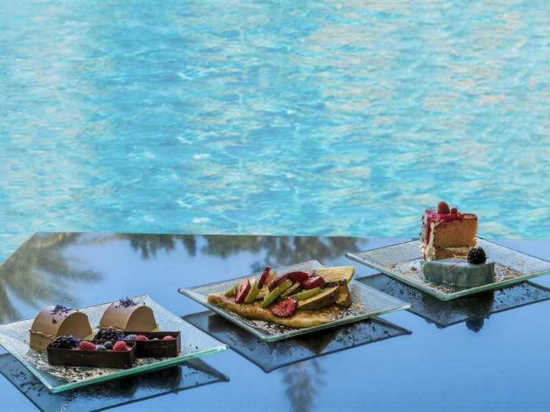 Mitsis Grand Hotel Rhodes City Exterior photo A selection of desserts